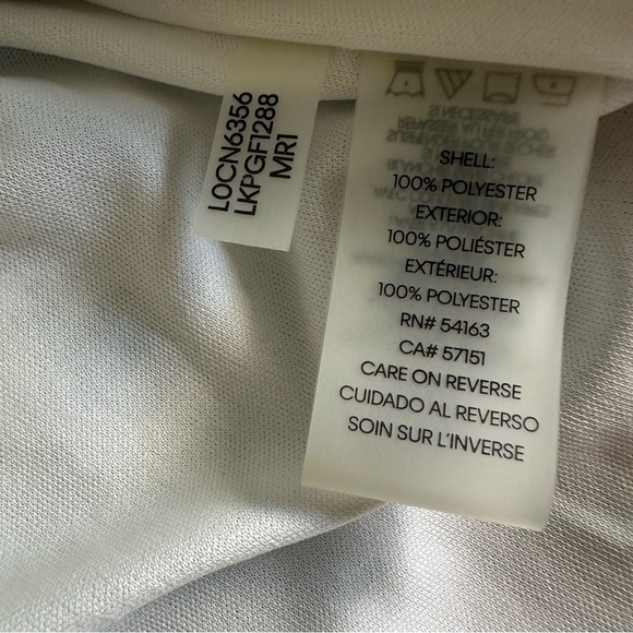 Karl Lagerfeld Paisley Layered Ruffle Midi Skirt Womens 12 Boho Flowy High Low - Picture 9 of 9